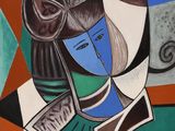 une image représentant un tableau d'une femme portant un chapeau et des lunettes de protection