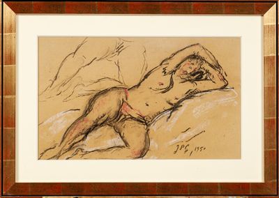 Jean-Pierre GRAS (1879-1964) : Etudes de nus.