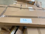 many boxes stacked on top of each other on the floor