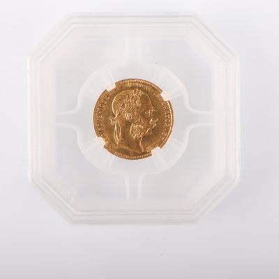 AUTRICHE. Pièce de 8 Florins 1877 AU 99 Superbe