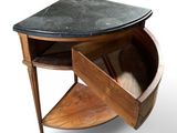 an image of a table with a drawer underneath it