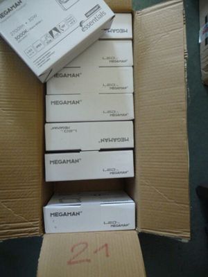 several boxes of electronic equipment stacked on top of each other