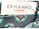 a close up of a label on the back of a dress