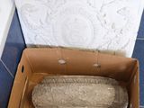 a cardboard box that has some kind of items in it