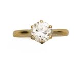 a picture of a diamond ring on a white background
