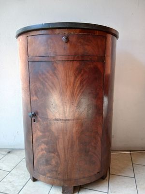 Meuble demi-lune à une porte XIXe siècle