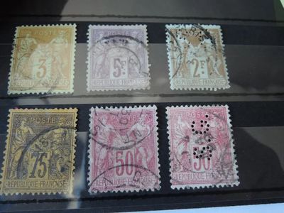 162.57 - TIMBRES FRANCE Oblitérés - SELECTION DE 6 TP TYPE S…