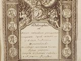 an old book with a picture of a man and a woman on it