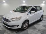 the white ford c - max is parked on a checkered floor
