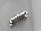 a close up of a small metal object on a table