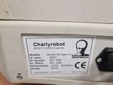 a close up of a label on the back of a machine