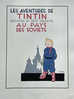 HERGE Les aventures de Tintin, reporter du "petit vingtième"…