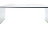 an image of a glass table with a curved top