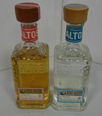 2 Bts Tequila 100% Agave Olmeca Altos Plata et Reposeda (des…