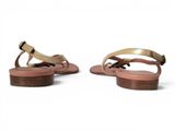 a pair of women ' s sandals on a white background