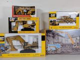 a lot of construction toys that are sitting on a table