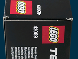 a box of lego technics sitting on a table