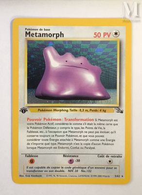 a picture of a pokemon card with a purple object