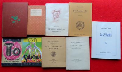 280.	Littérature, lot de 9 ouvrages de petits formats (voir …