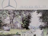 a picture of a mercedes race car on the road
