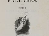 an old book with a picture of a boat in the water