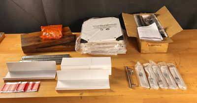 Lot de 6 articles de mobilier/décoration/meubles :