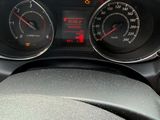 a close up of a dashboard of a car
