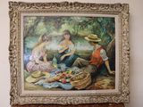 a picture of a painting hanging on the wall of a room