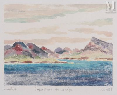 COMBE Camille (1911-2005) Impressions de Norvège