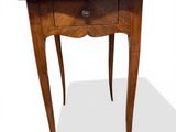 an image of a wooden table with a drawer on top of it