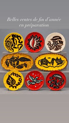 une photo représentant un ensemble de boutons aux motifs variés