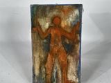 a picture of a painting of a man holding a woman