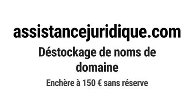Nom de domaine assistancejuridique.