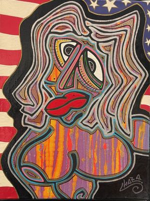 Eric CHAZA (né en 1962) Miss Amerikak (Big Nibs Donain Wild …