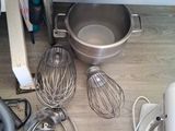 a bunch of kitchen appliances that are sitting on the floor