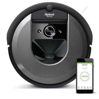 Aspirateur Robot Irobot Roomba I7 i7158 Noir - Performance et Technologie Avancée
