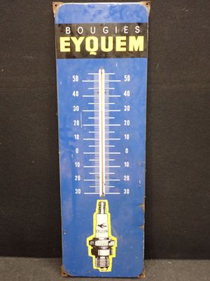 Un thermomètre à l'ancienne est représenté sur un fond noir.