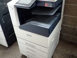 a white and black printer and a black and white printer