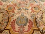 an image of a large rug in a living room