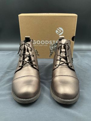GOODSTEP, taille 36, modèle Belem, bottines en cuir bronze m…