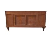 an image of a wooden cabinet with two doors on the front