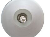 an overhead view of a light fixture with a white background