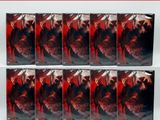 a set of six dvd cases with the cover of the walking dead