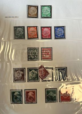 a picture of a collection of stamps in a plastic bag