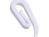 an image of a close up of a white object on a white background