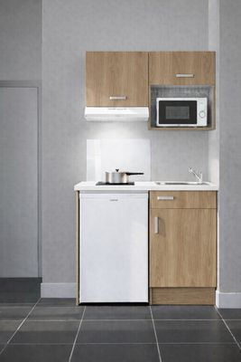 Kitchenette de 120 ml, idéale pour studios et espaces locati…