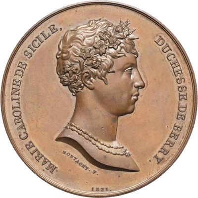 a close up of a coin with a woman ' s face on it