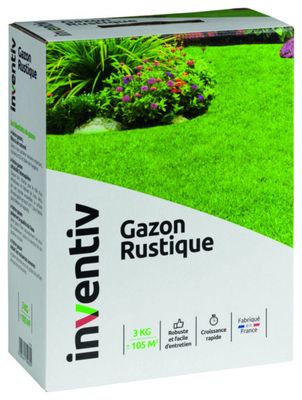 une boîte de « Garden Rustique » avec une pelouse verte en arrière-plan
