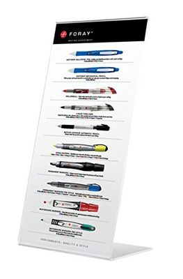 FORAY - Présentoir de comptoir gamme écriture - Acrylique tr…