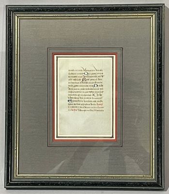 a framed picture of a poem in a black frame with a red border